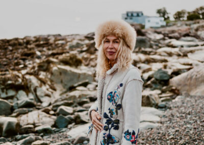 Trish Hart Wearing A Hat