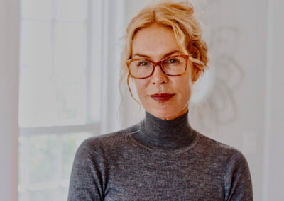 Trish Hart Wearing Glasses